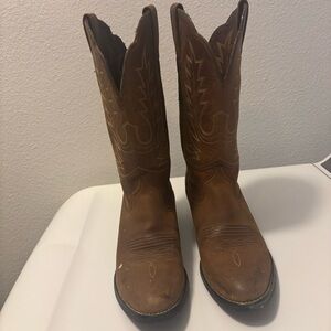 Ariat Brown Western Heeled Boots